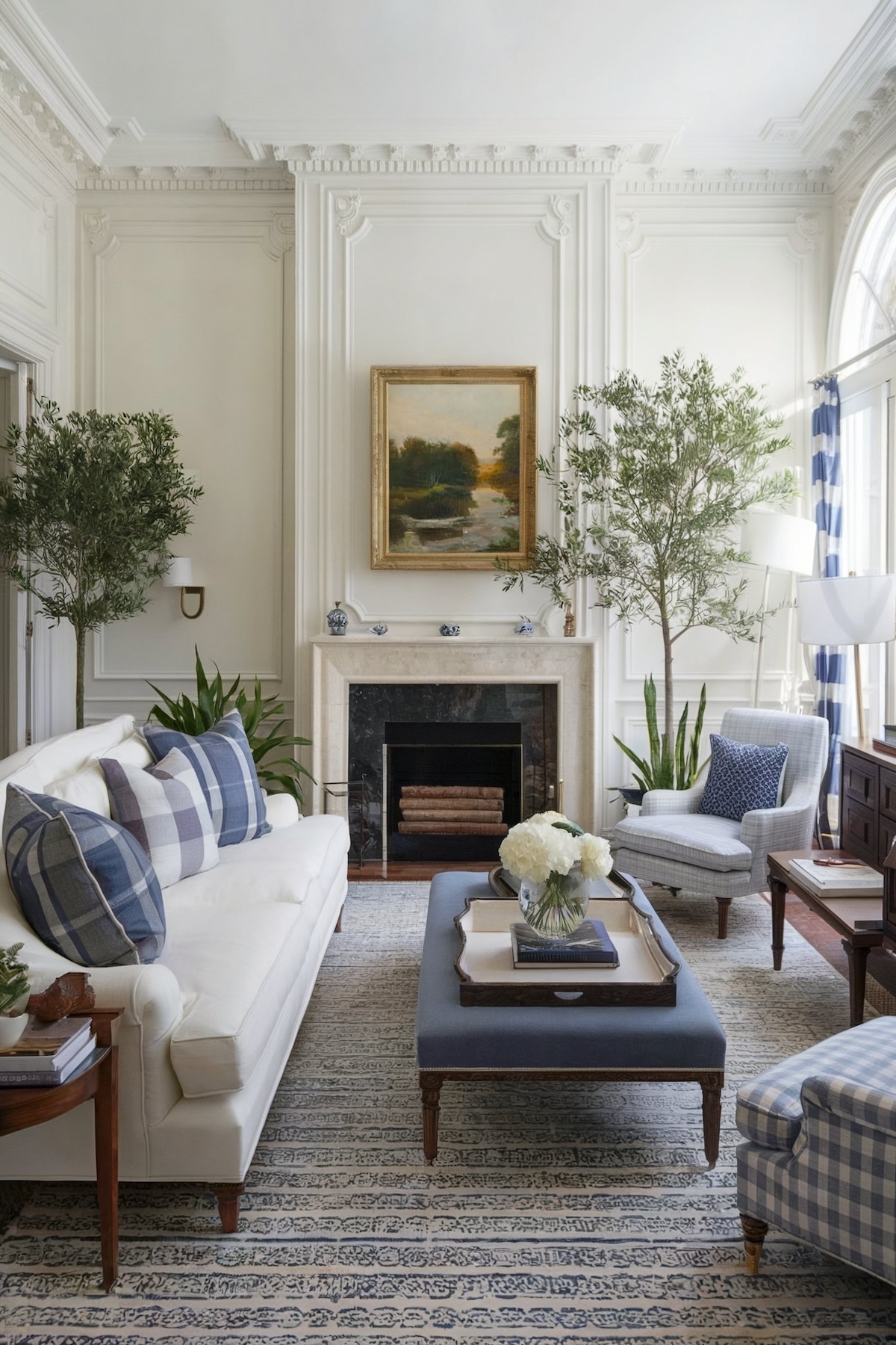 luxury living room design old money