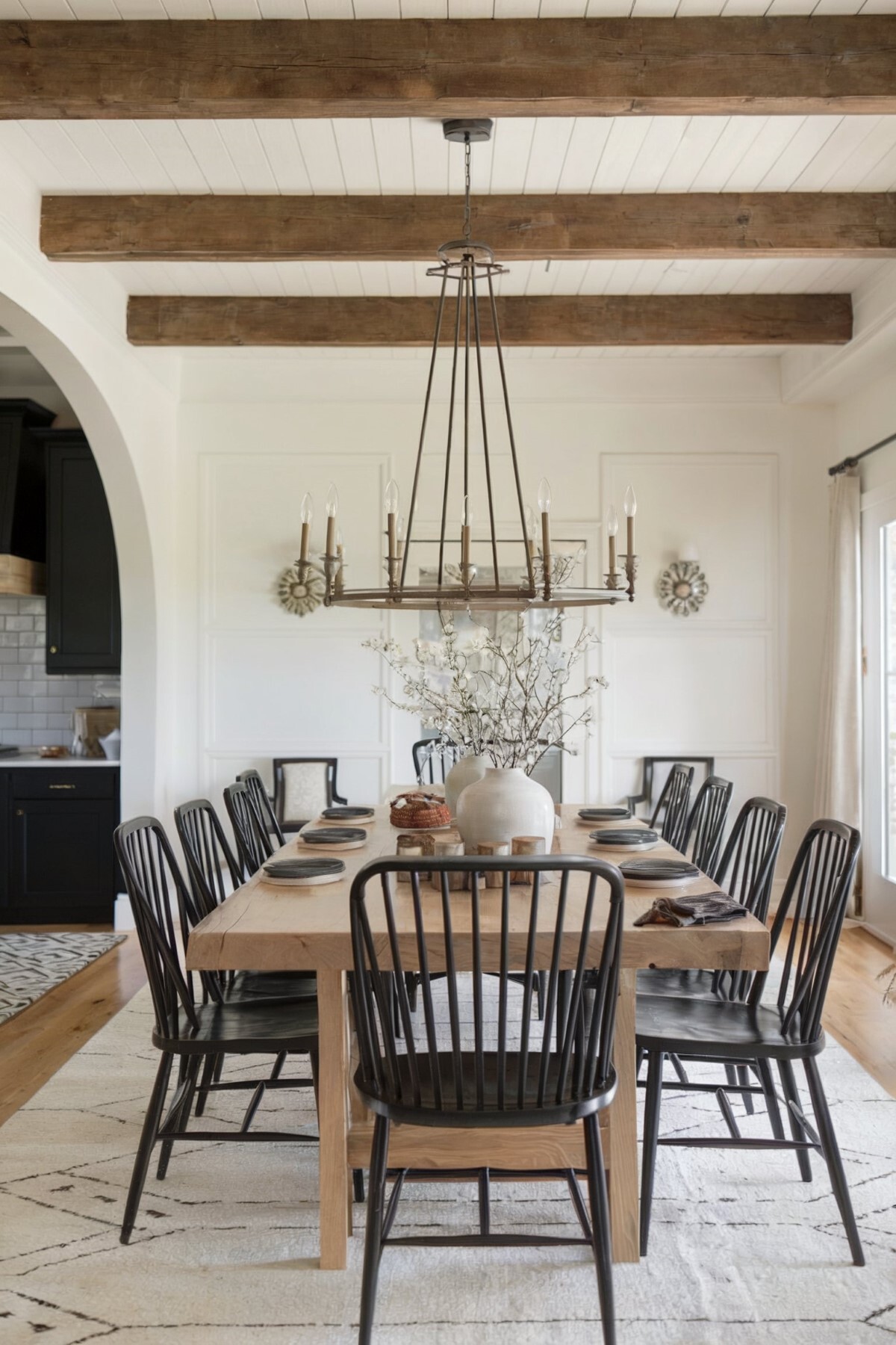 minimalist dining room decorating ideas dining room with a rustic touch