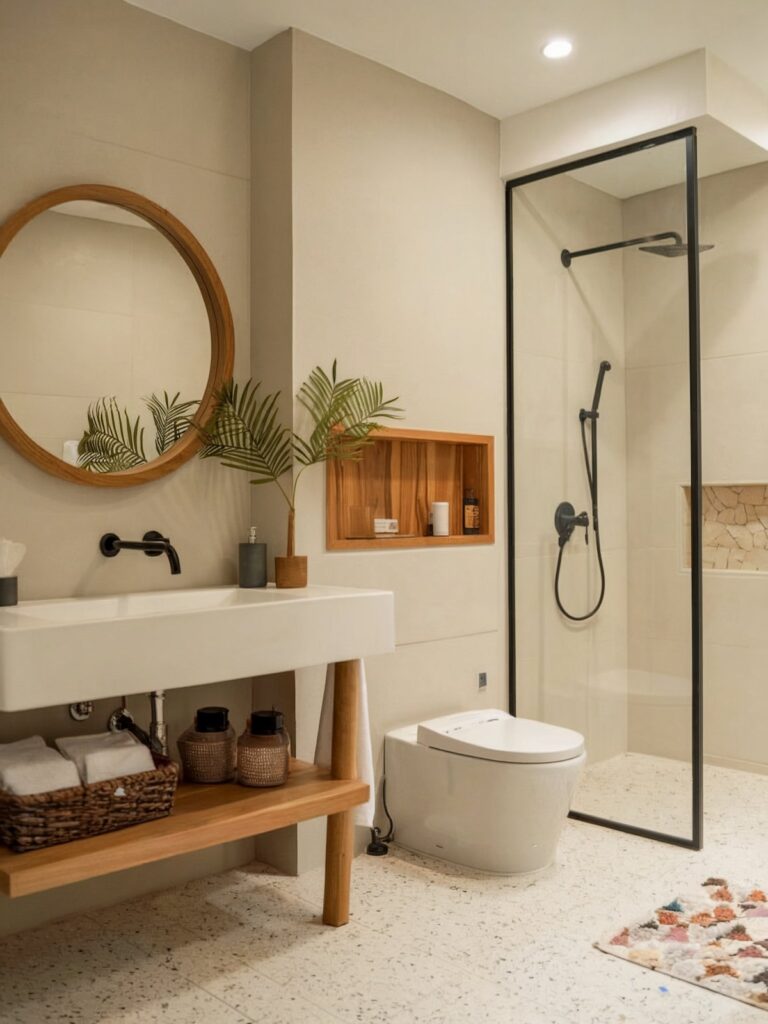 modern bathroom decor minimalist