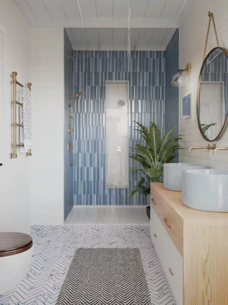 modern coastal bathroom inspiration