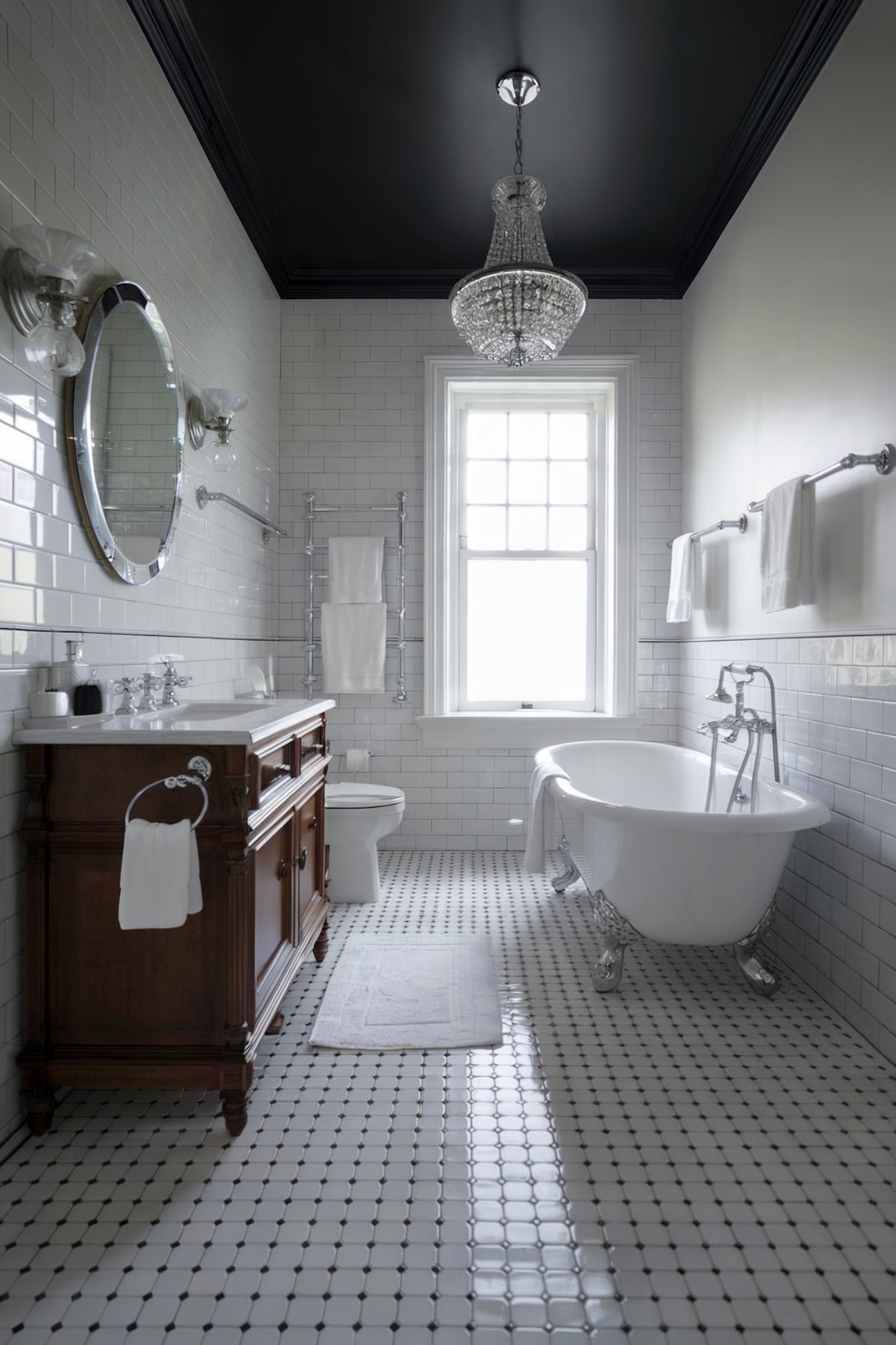 modern vintage bathroom inspiration