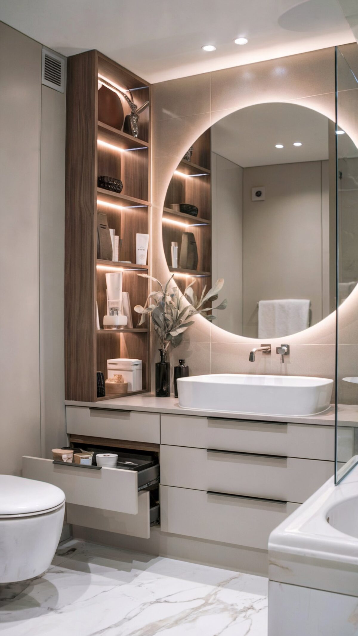 small apartment bathroom decor ideas modern luxury