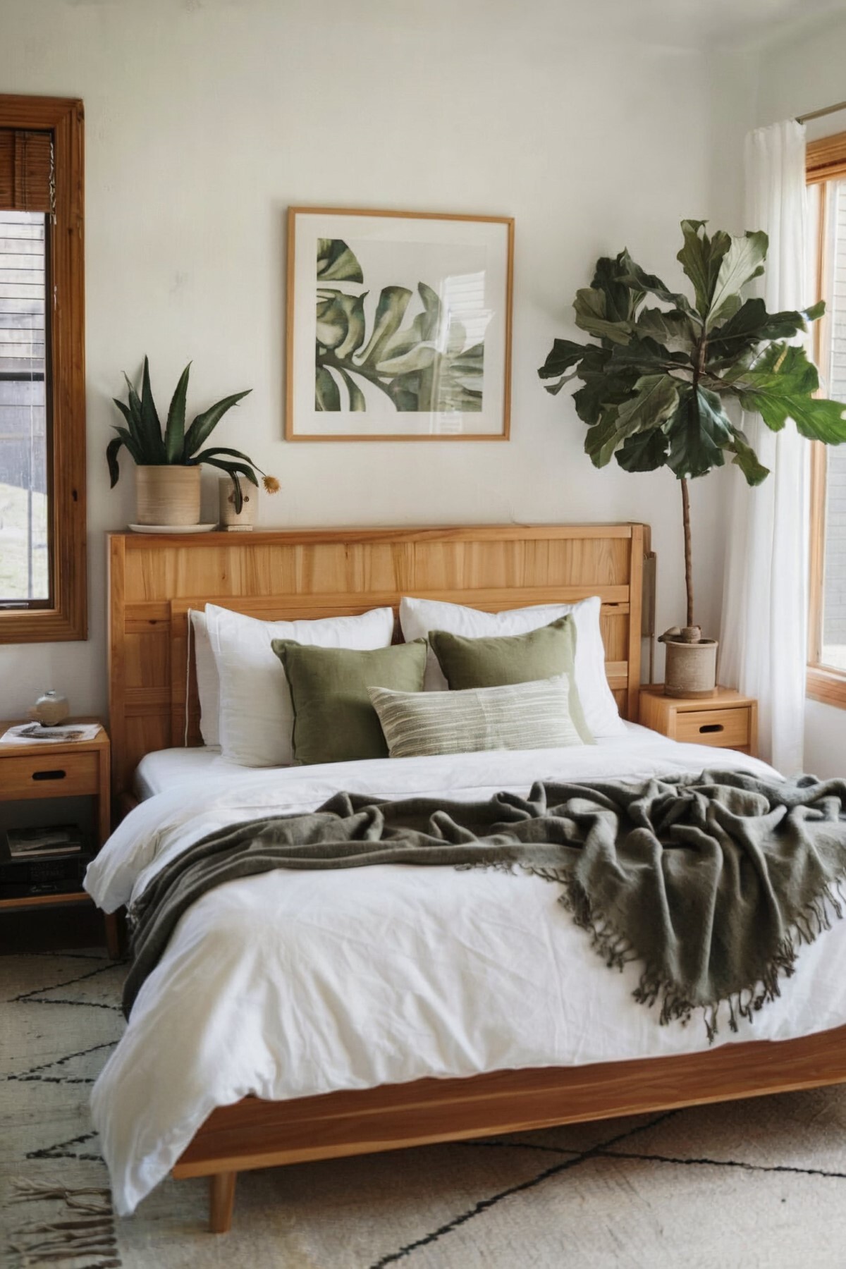 small bedroom ideas for men boho clean bedroom setting illuminated with natural light