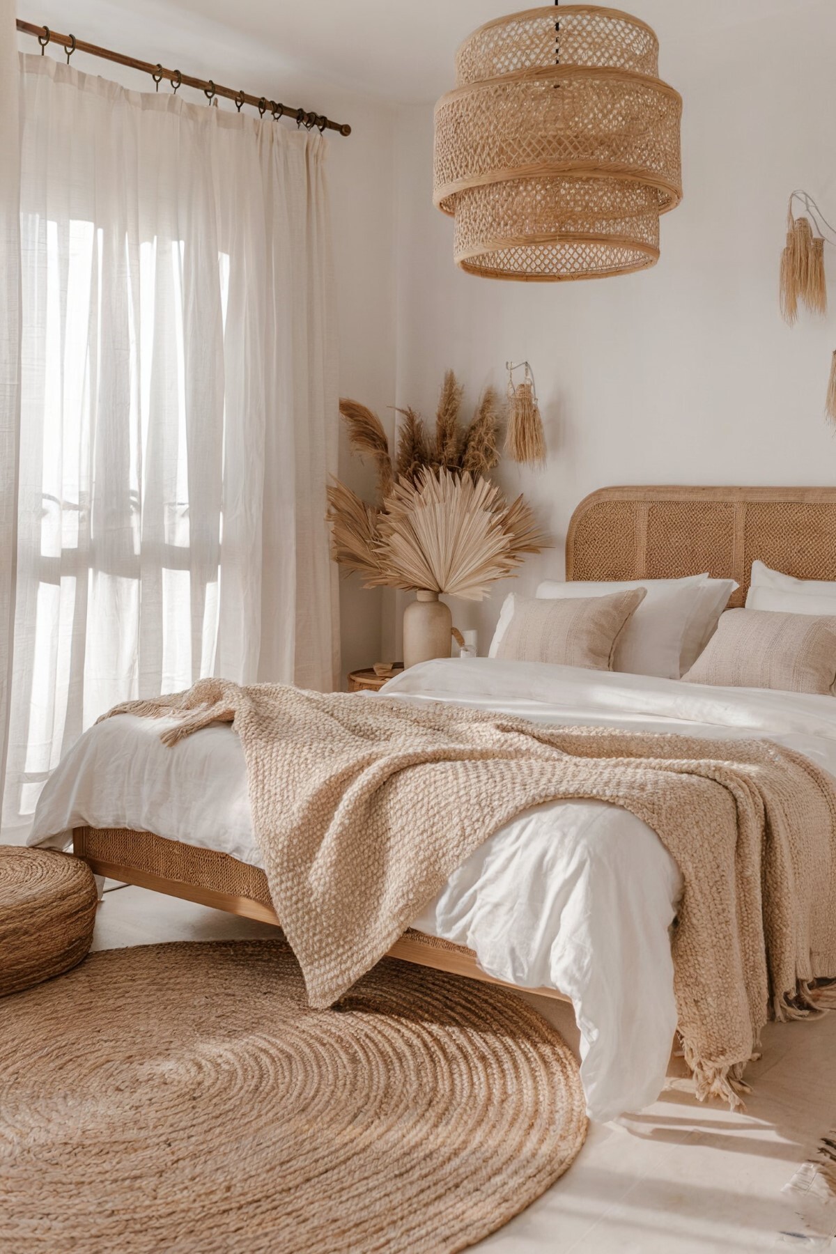 small boho bedroom simple simple and serene bedroom setting