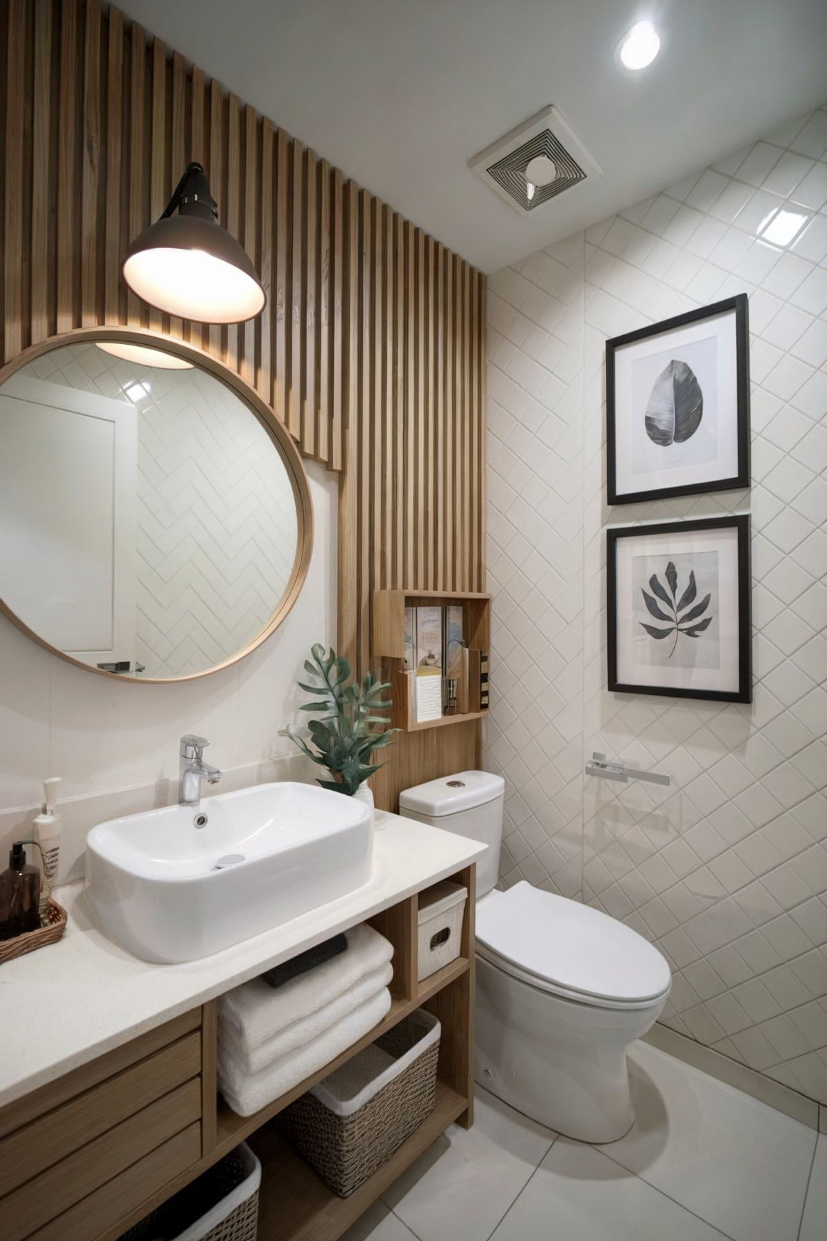 small farmhouse bathroom idea ensuite