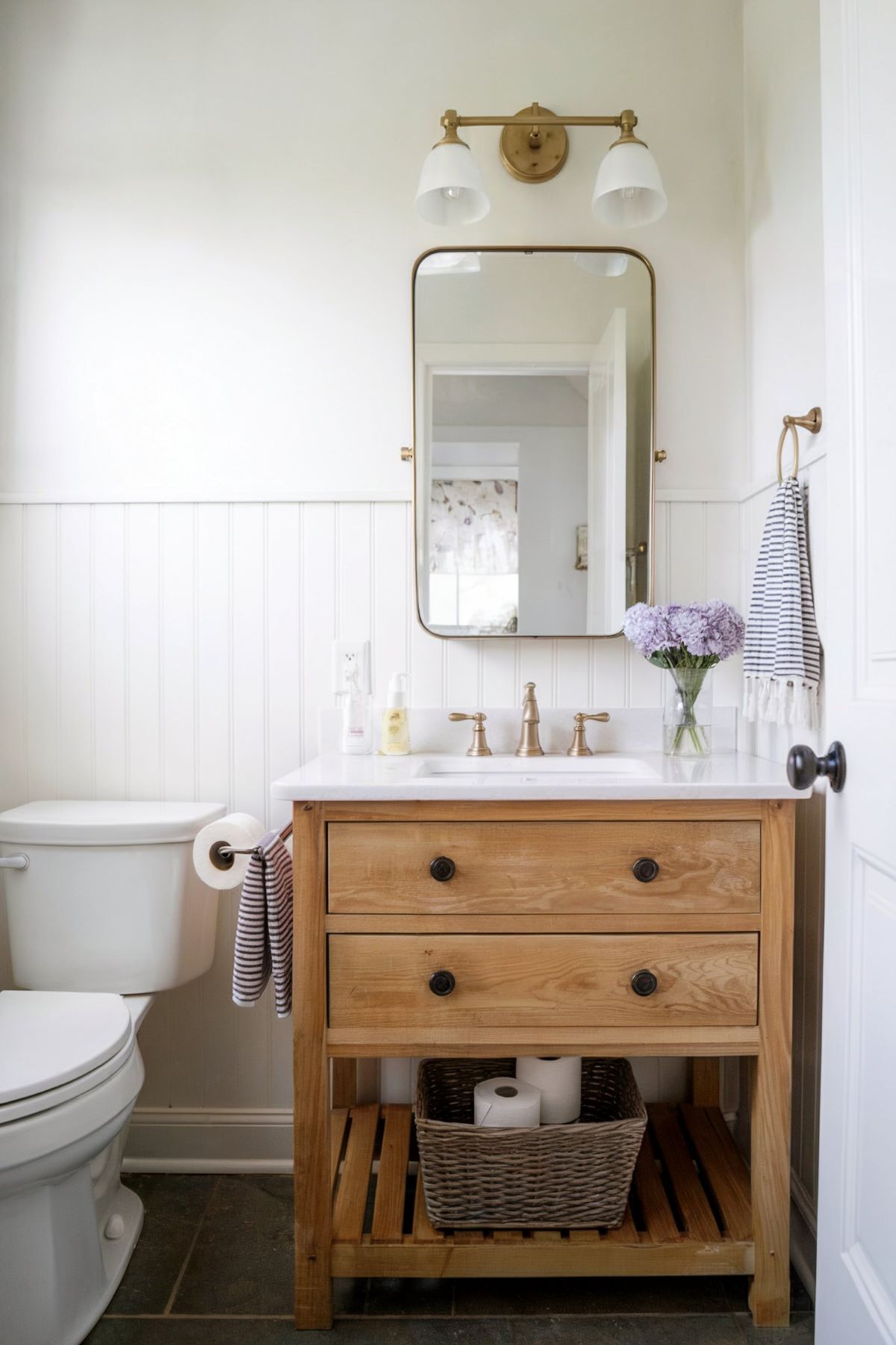 small farmhouse bathroom vanity ideas
