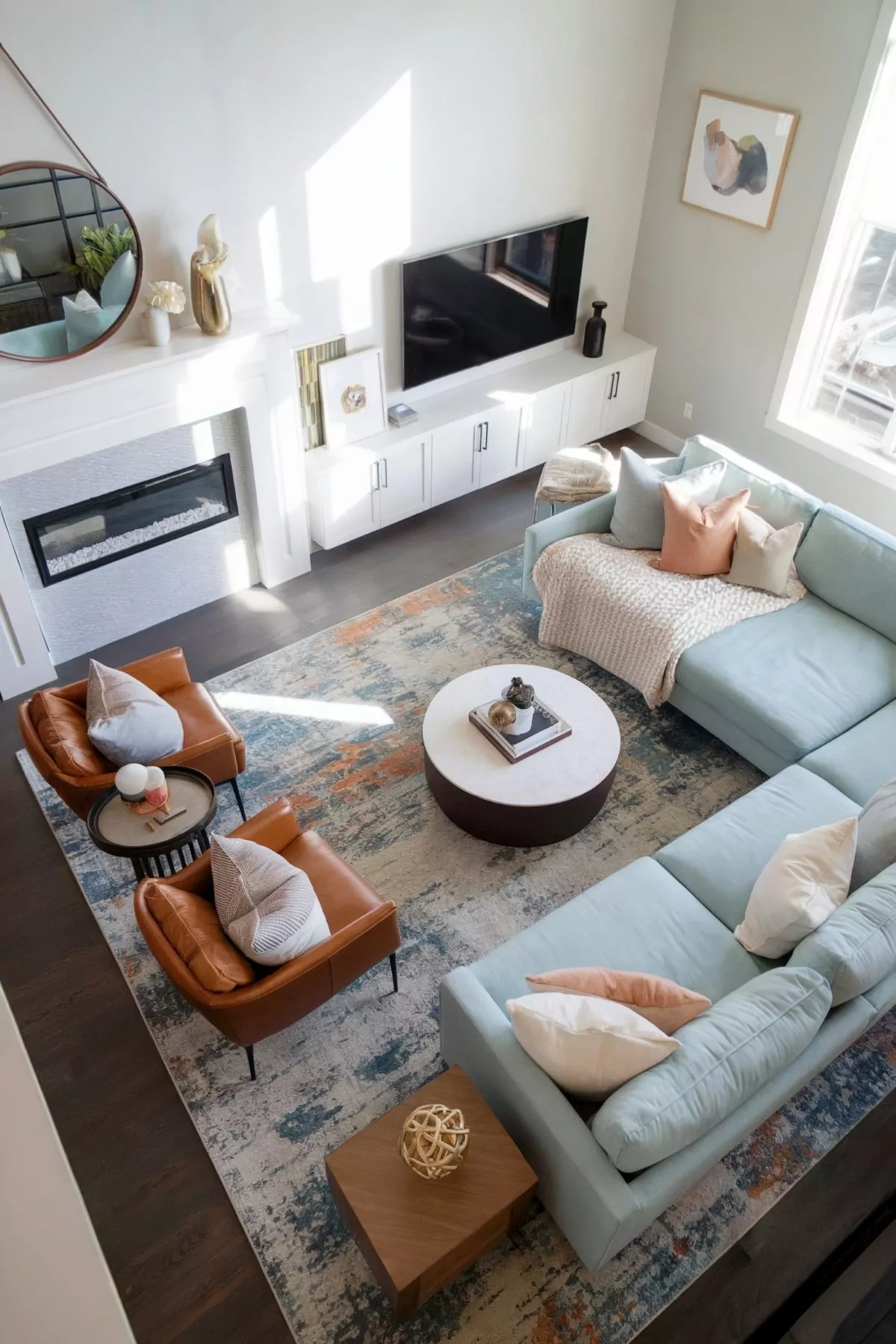 31 Small Modern Living Room Decor Ideas for a Cozy and Elegant Look in 2026  - WholesomeCorner, image size:1200x1800