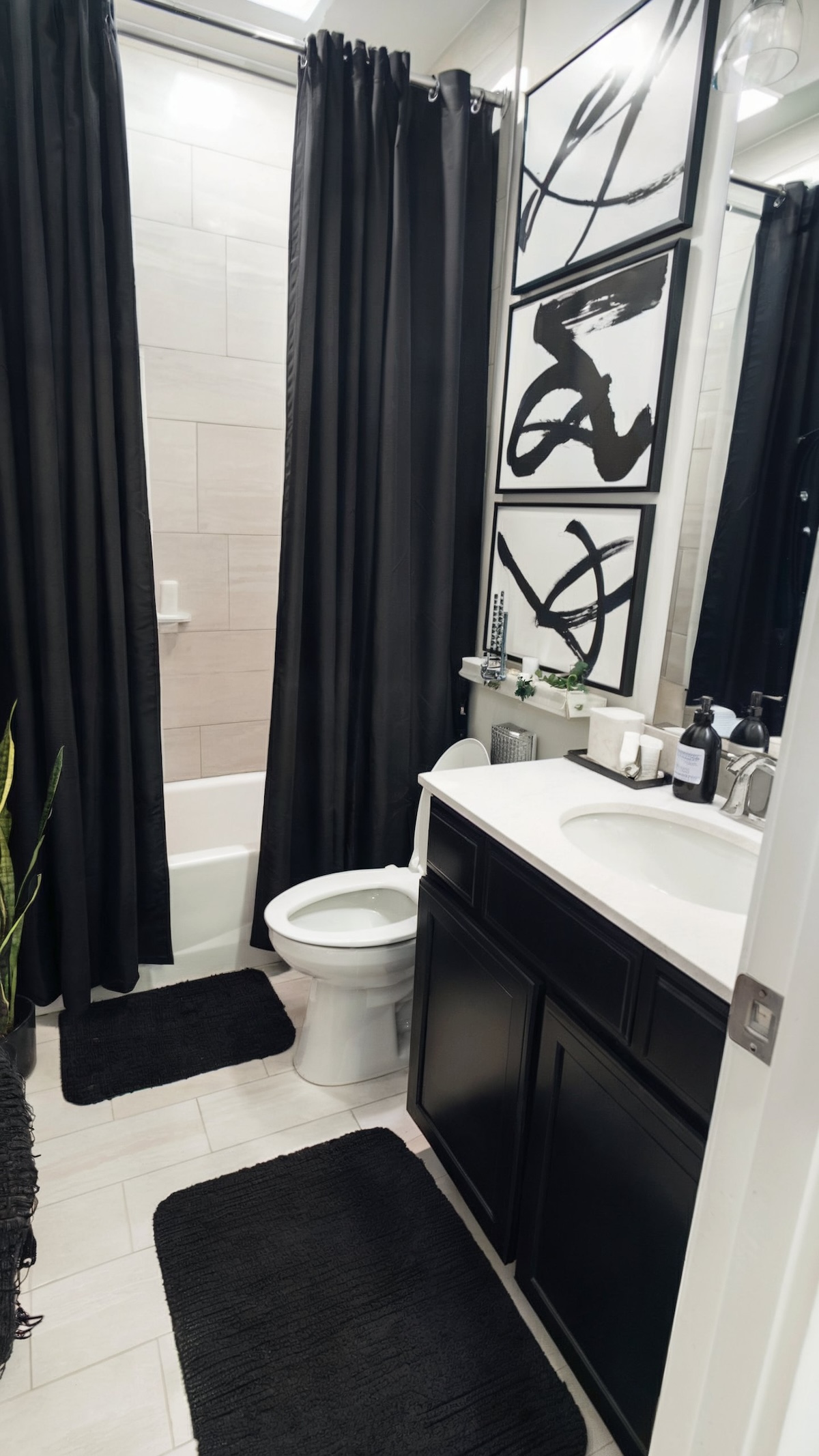 small white bathroom inspiration modern