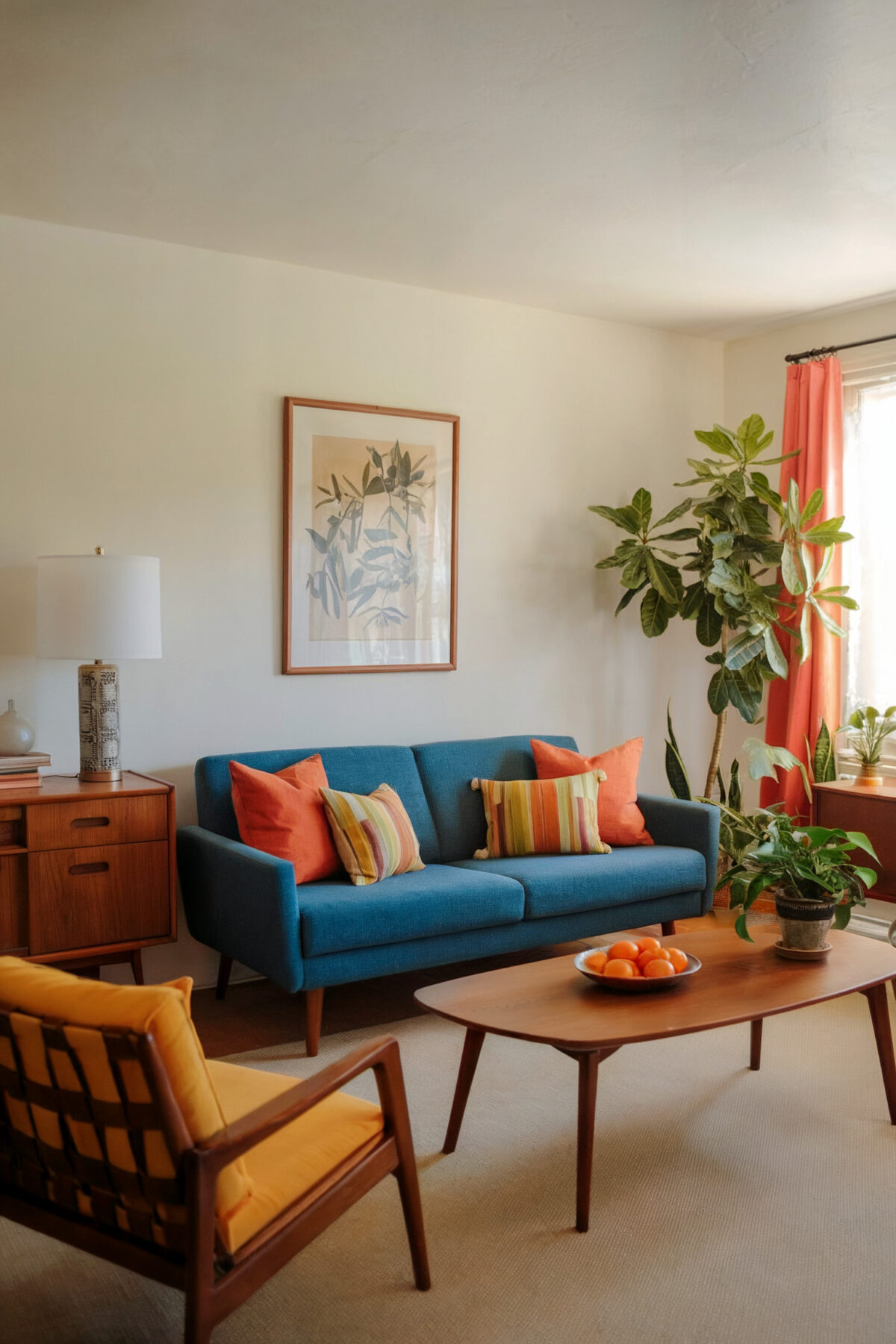 vintage living room ideas retro eclectic