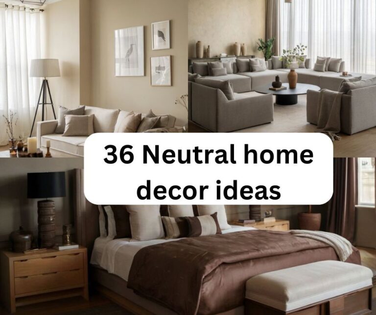 36 Neutral home decor ideas feature image