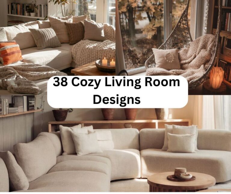 38 Cozy Living Room Designs feature image