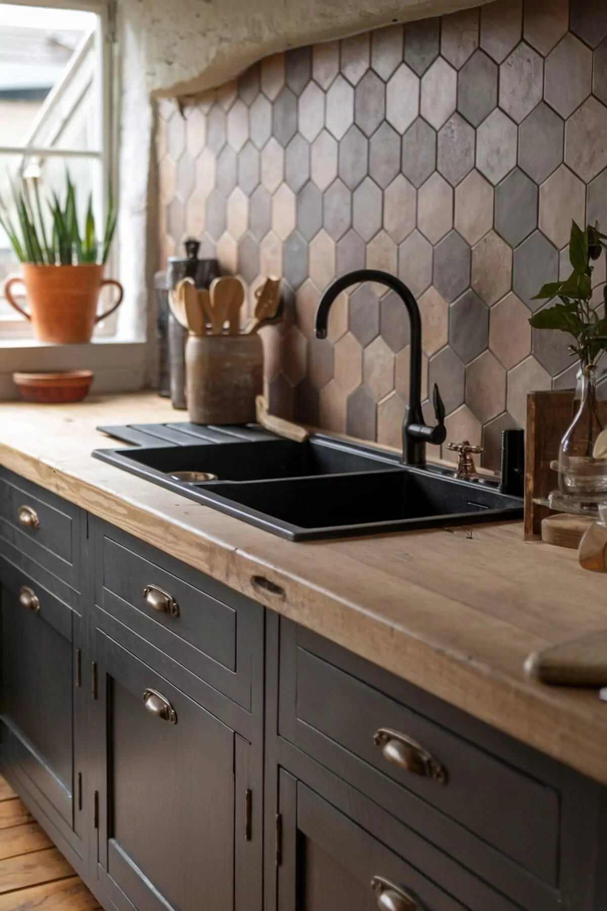 a kitchen backsplash ideas rustic