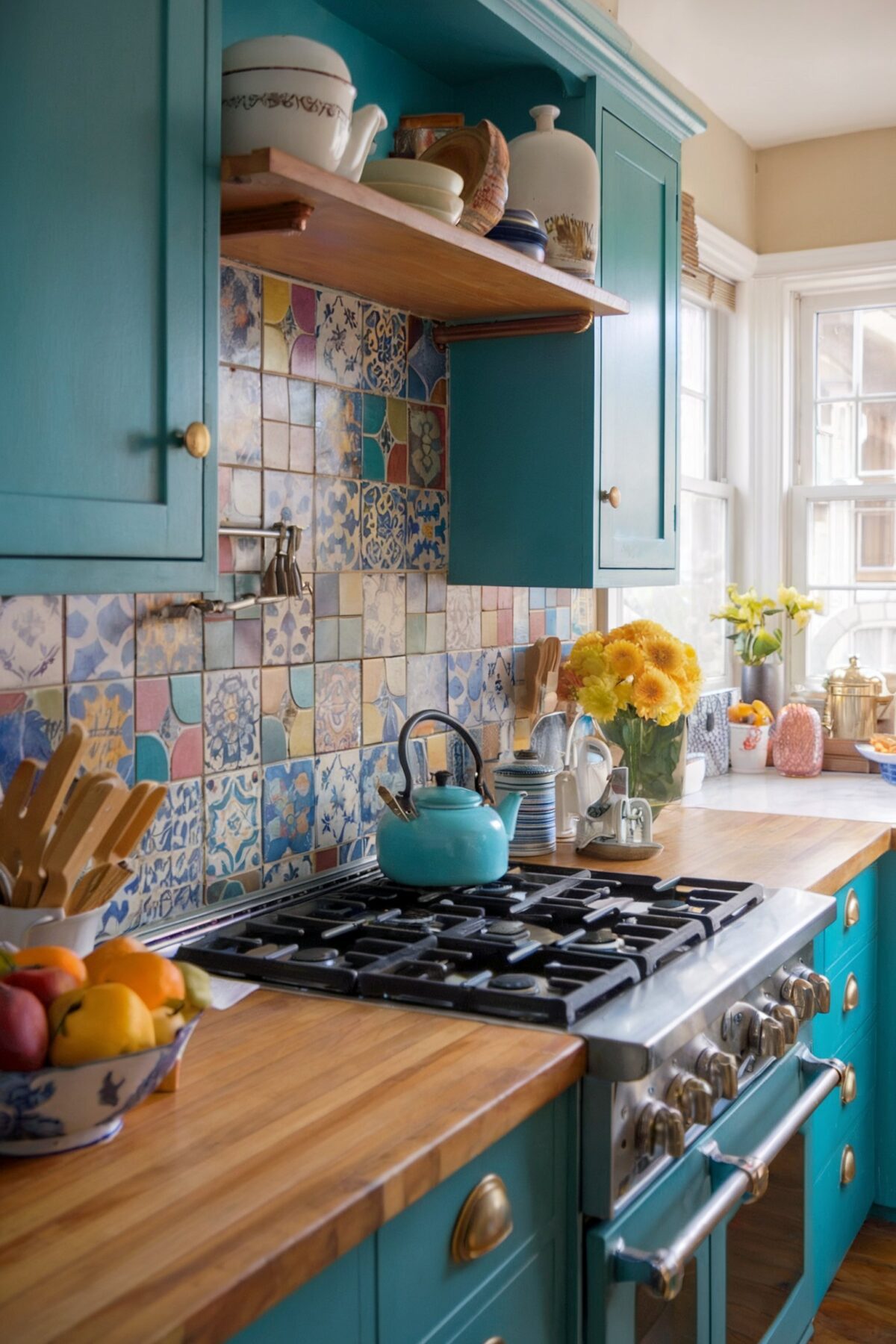 a photo of kitchen backsplash unique ideas