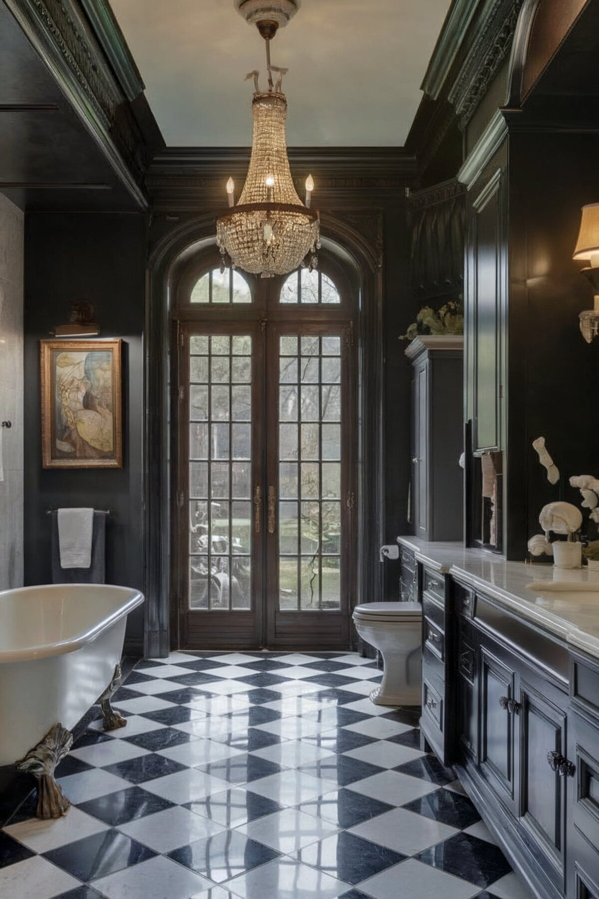 bathroom interior design ideas Victorian farmhouse style