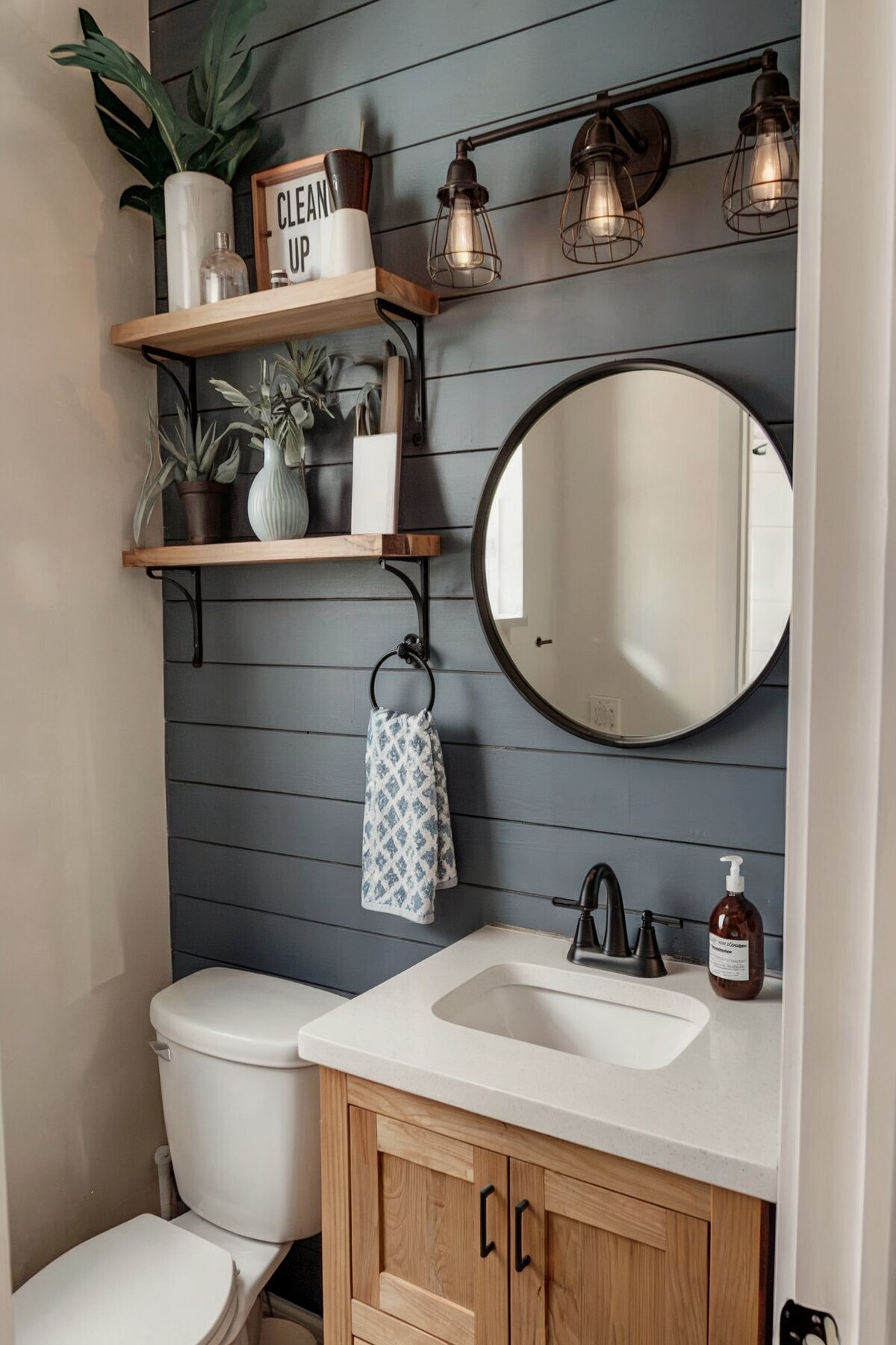 bathroom interior design ideas black and white half bathroom