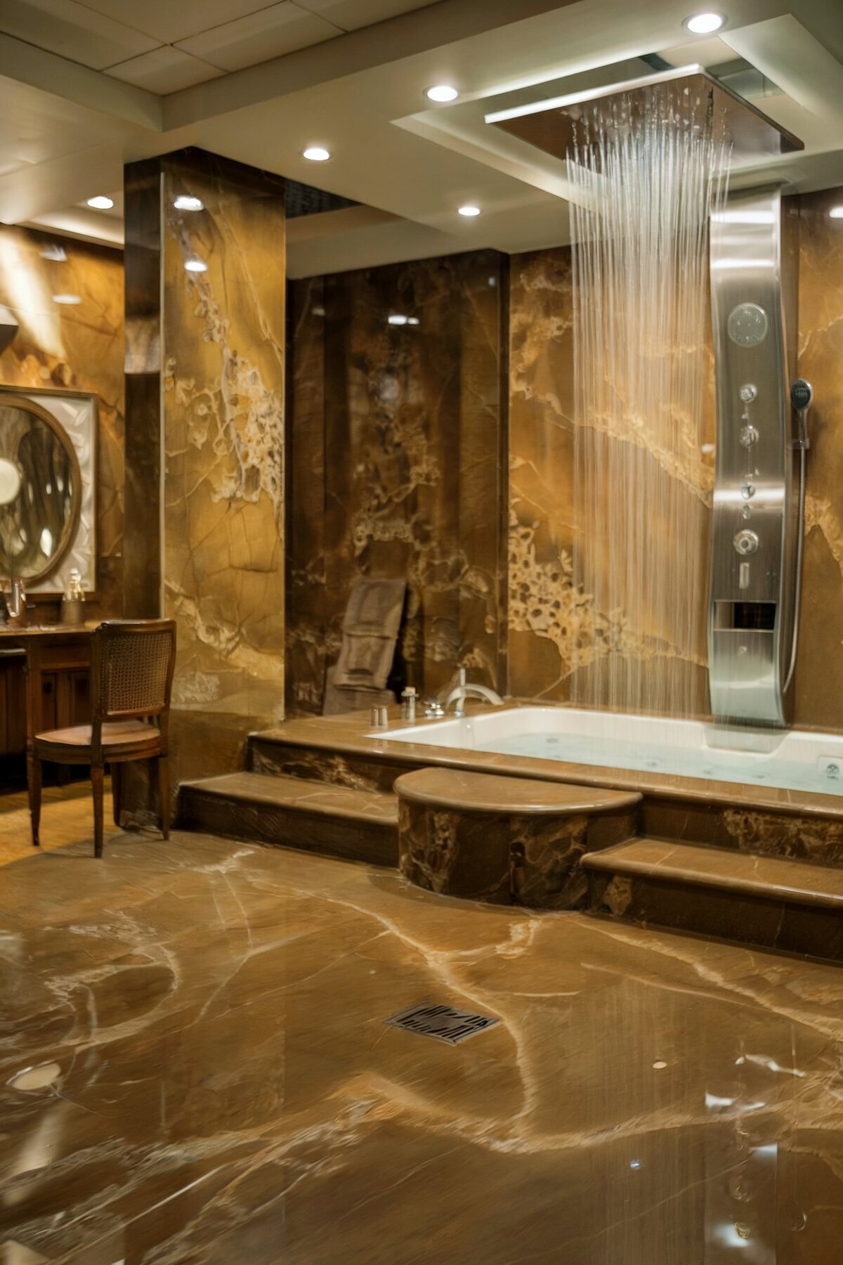 bathroom interior design ideas elegant jacuzzi with shower