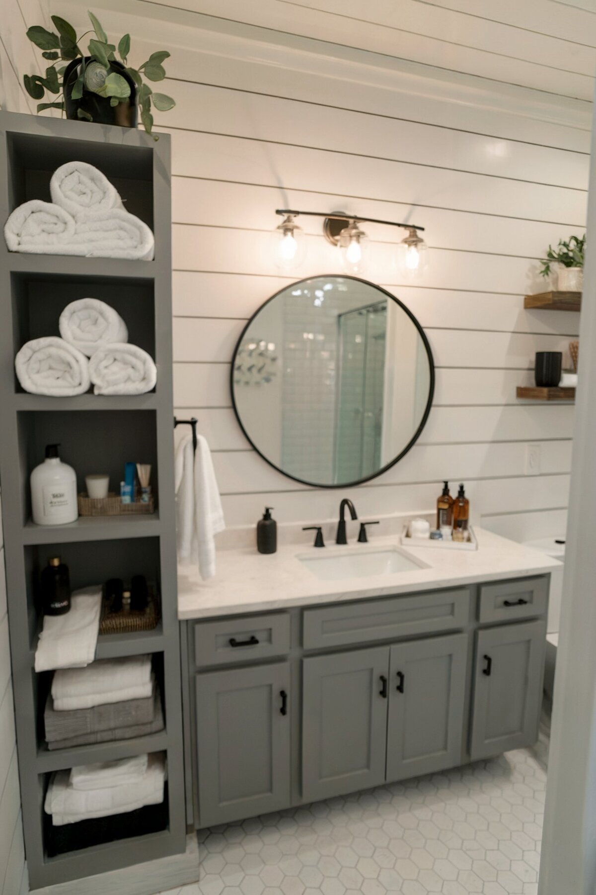 bathroom interior design ideas gray vanity with extra storage (1)