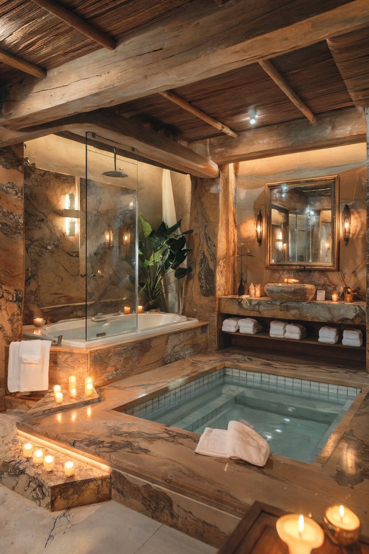 bathroom interior design ideas luxury stone master jacuzzi