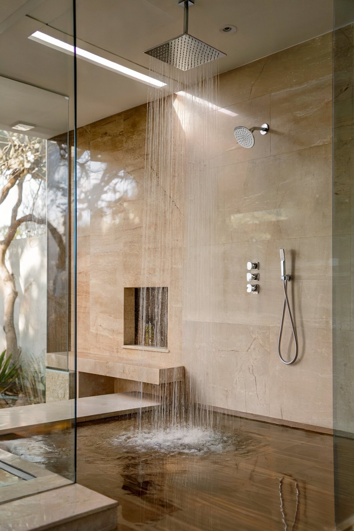 bathroom interior design ideas master double head shower