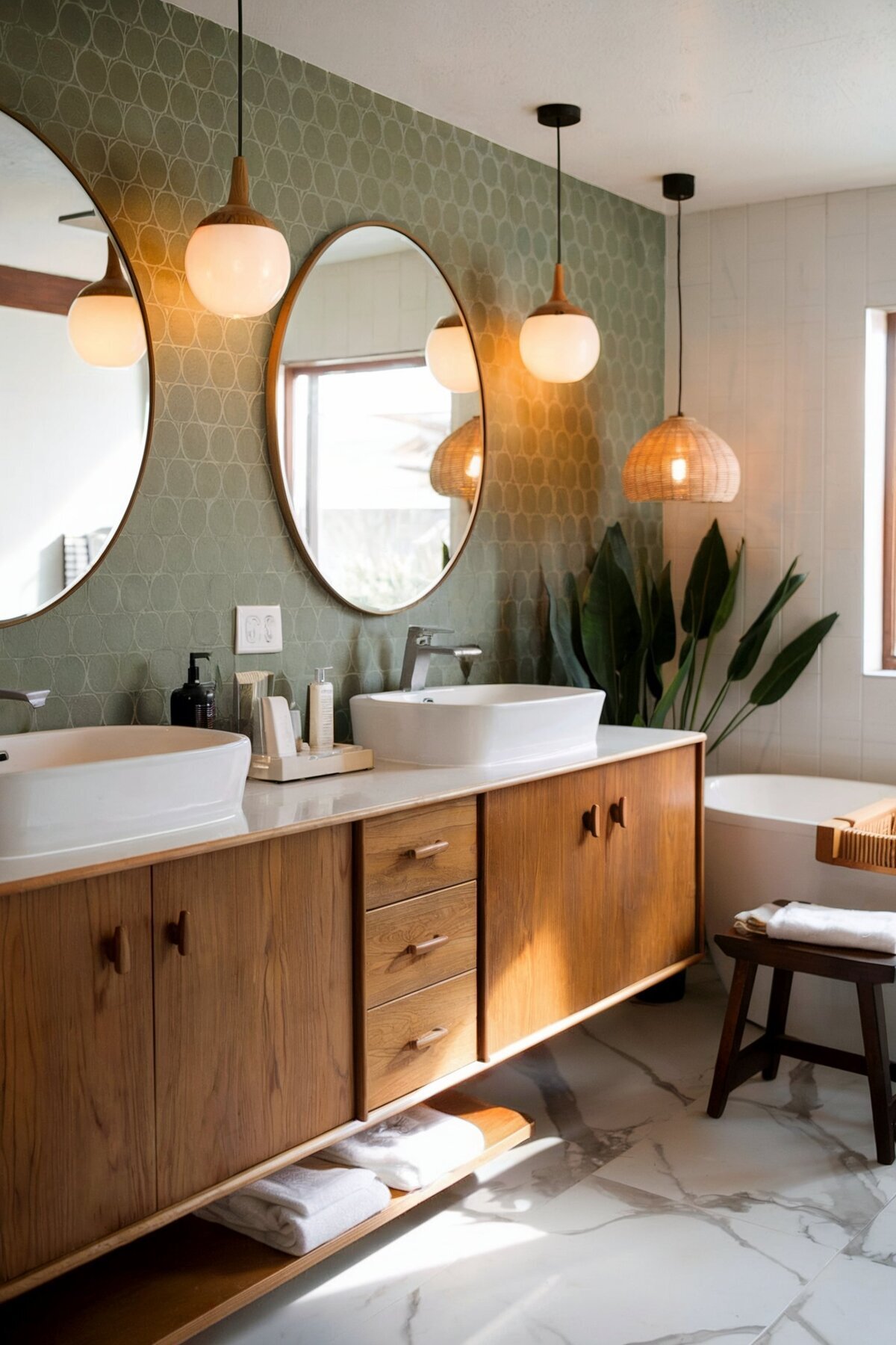 bathroom interior design ideas mid century