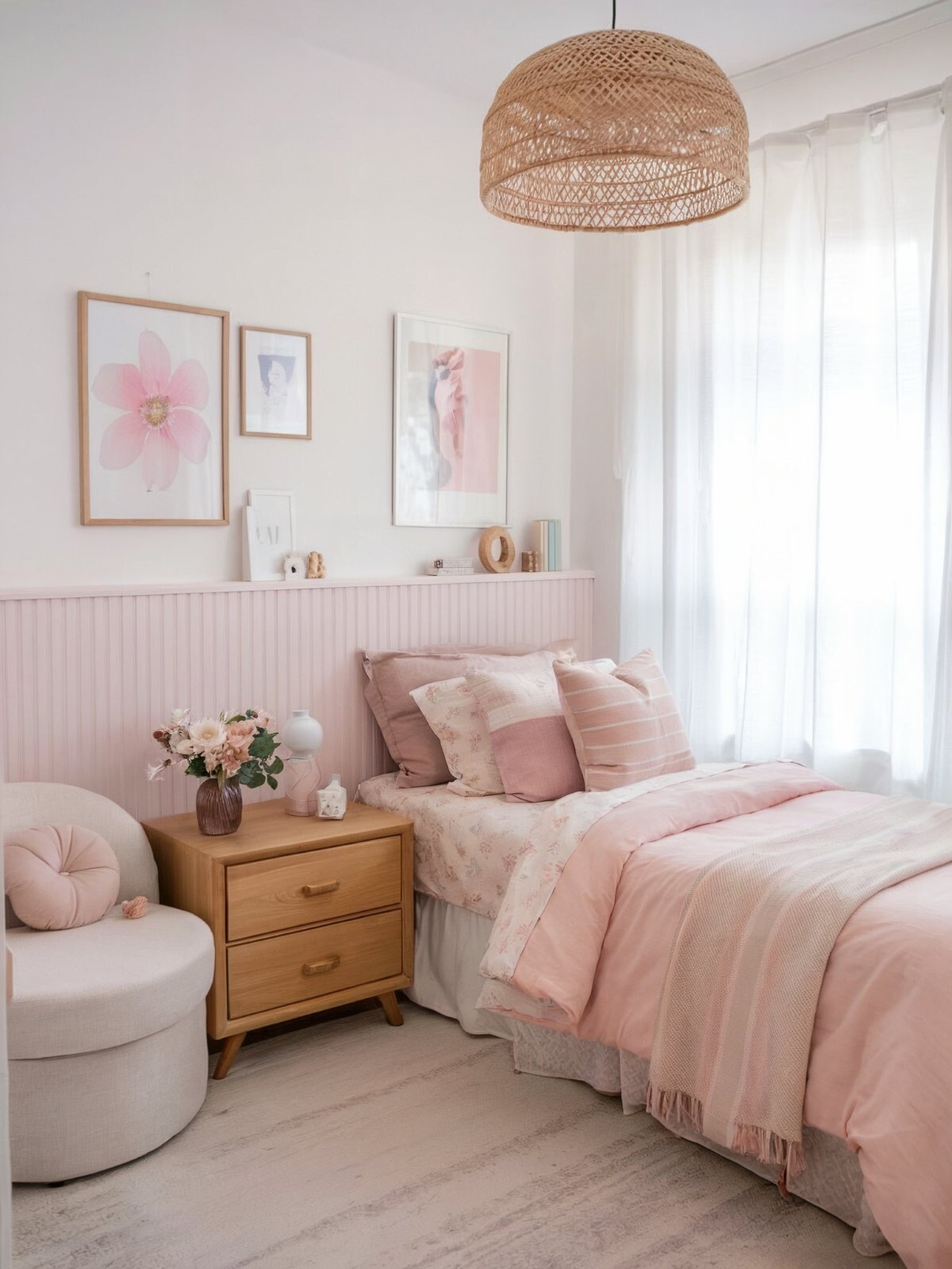 bedroom for girls teenagers interior design room ideas bedroom with shades of pink featuring a white round chair