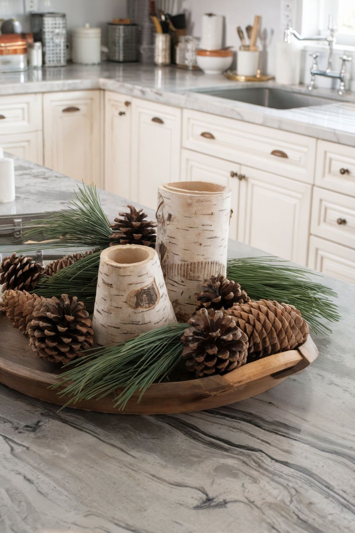 boho kitchen decor chic table centerpiece ideas