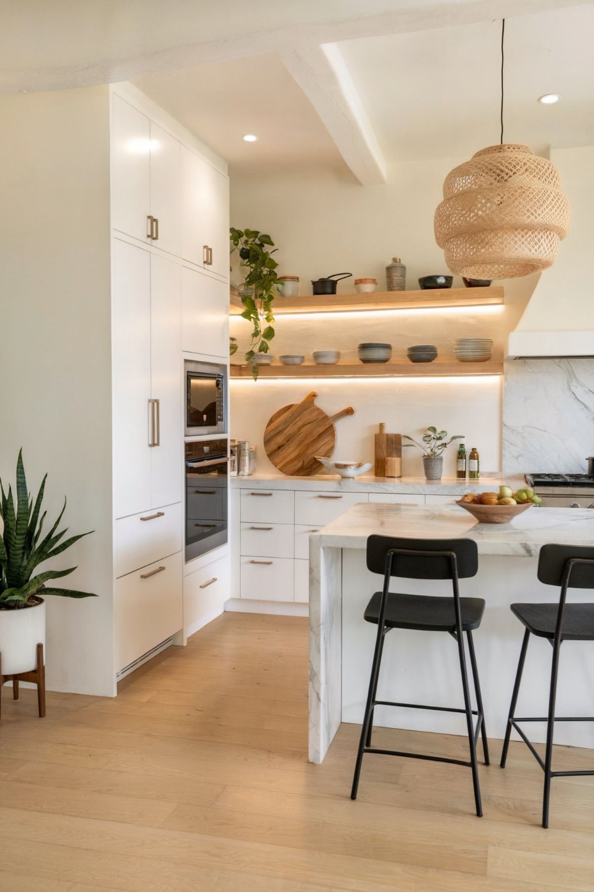 boho kitchen decor modern lighting ideas