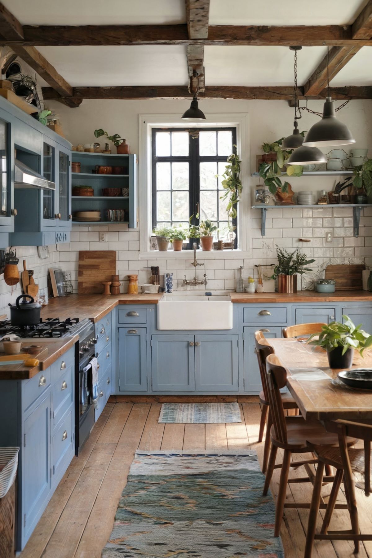 boho kitchen decor rustic