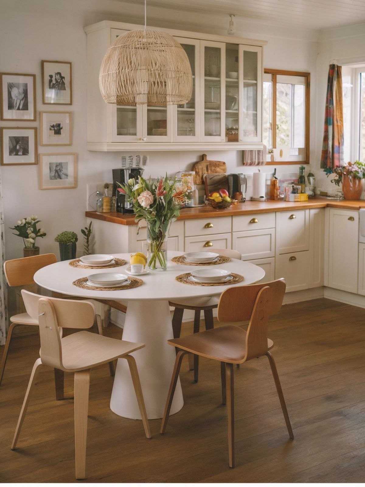 boho kitchen decor table design