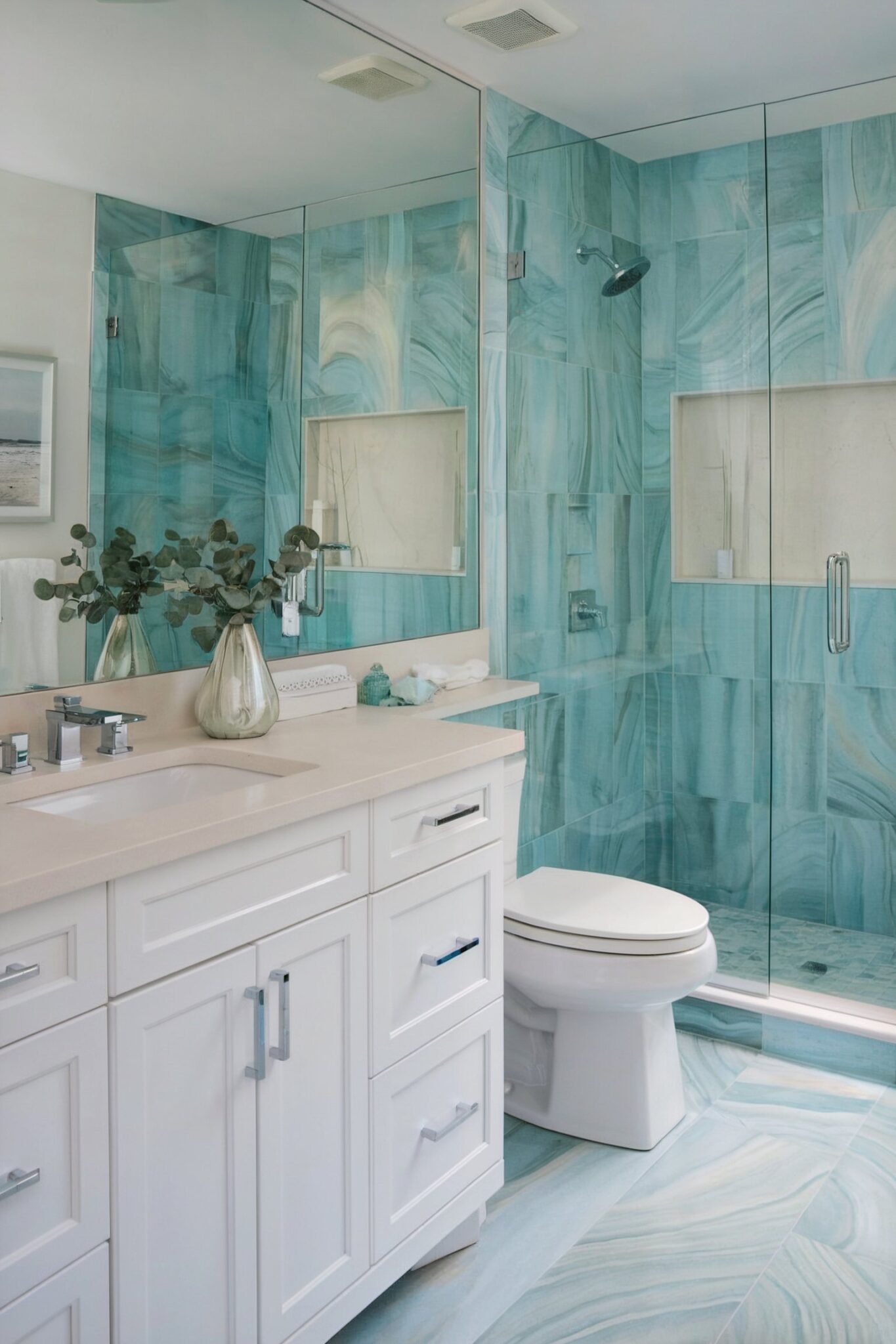 32 Coastal Bathroom Tile Ideas: Bringing the Beach to Your Bath ...