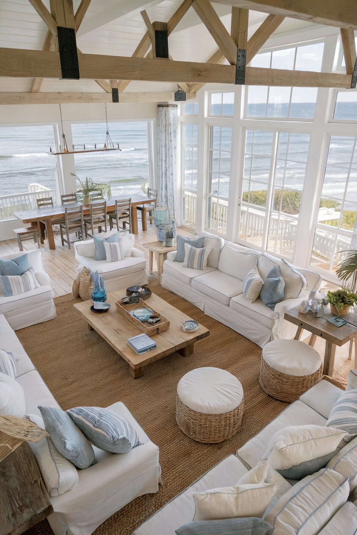coastal living room decor elegant