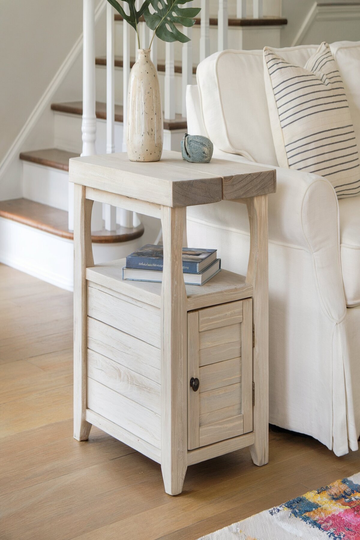 coastal living room decor end table