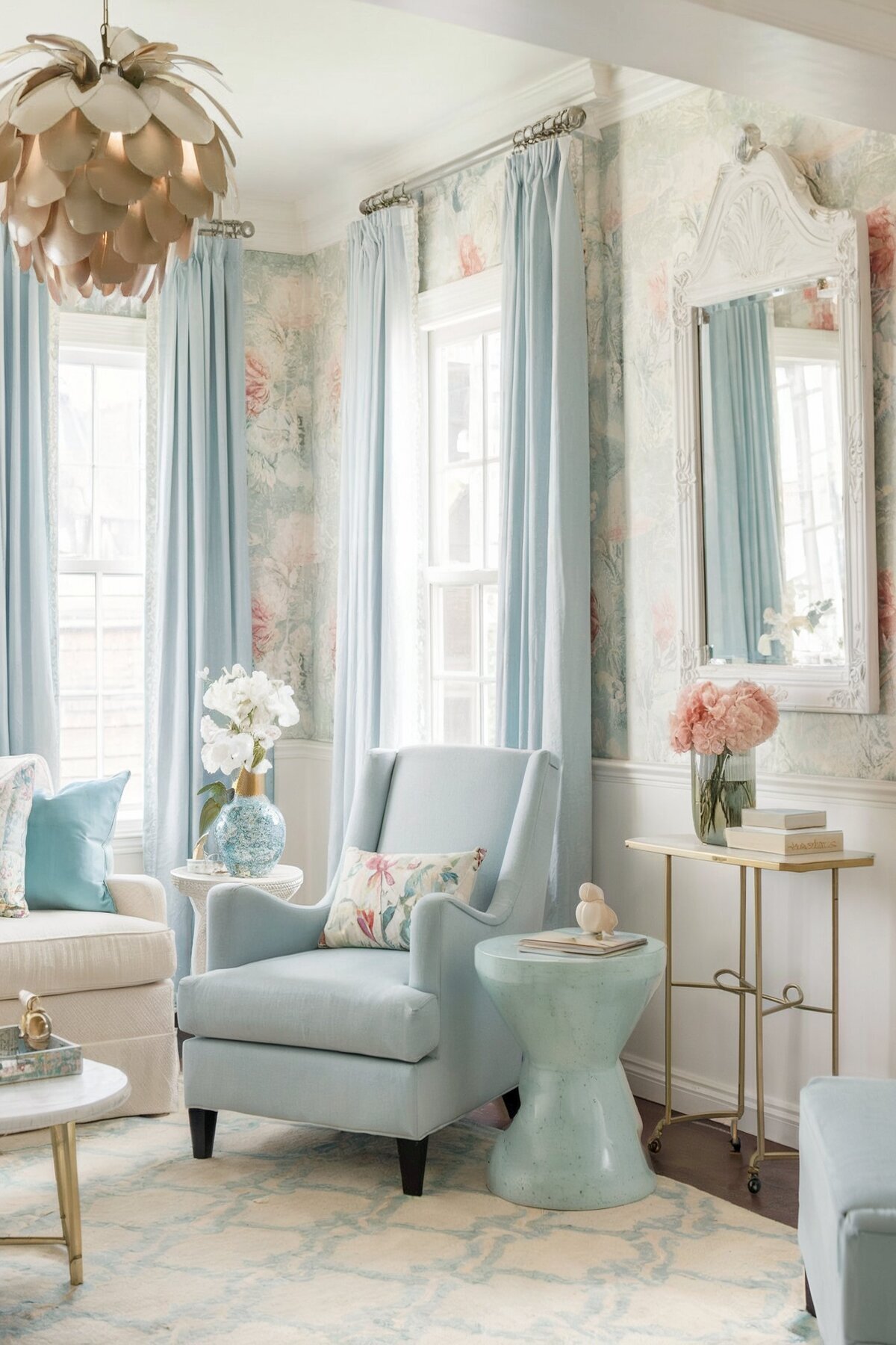 coastal living room decor kid friendly