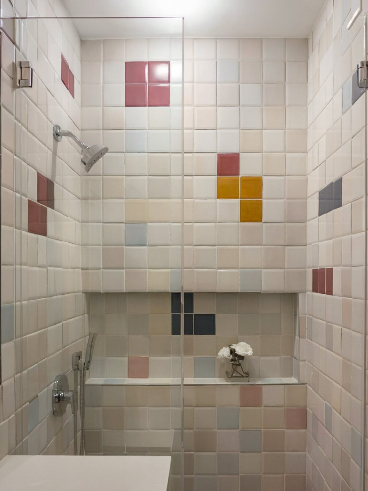 colorful kids bathroom tile
