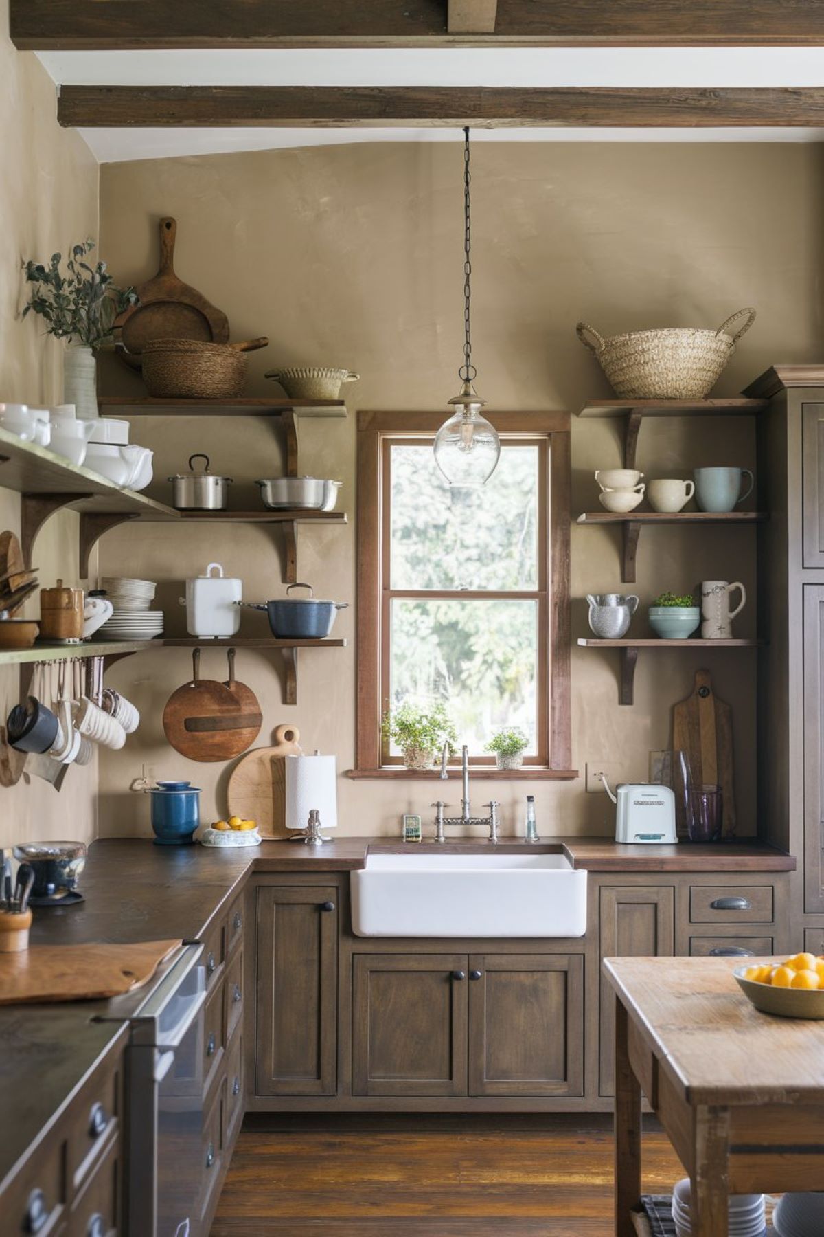 country farmhouse kitchen small decor
