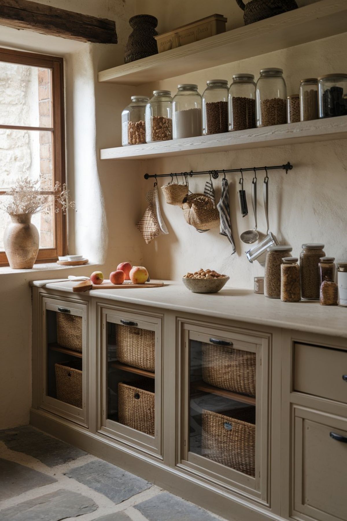 country farmhouse kitchen storage ideas