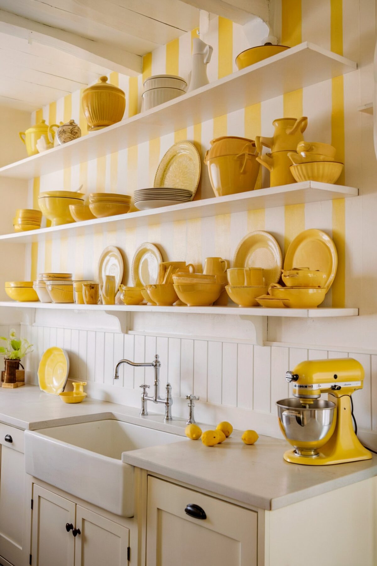 country kitchen ideas farmhouse style yellow with a vibrant yellow and white color scheme