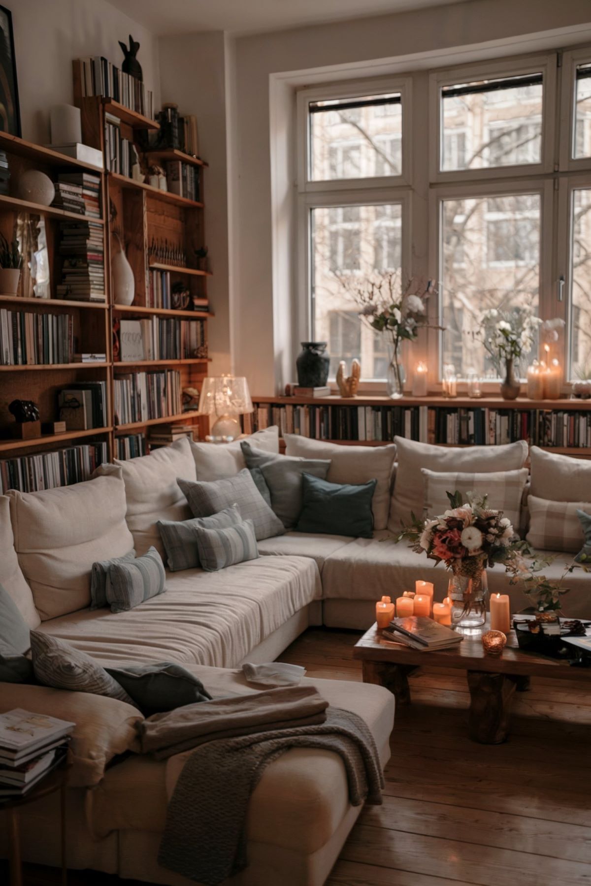 cozy living room design boho