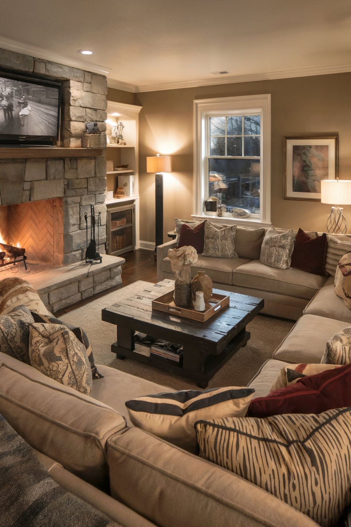 cozy living room design elegant decor