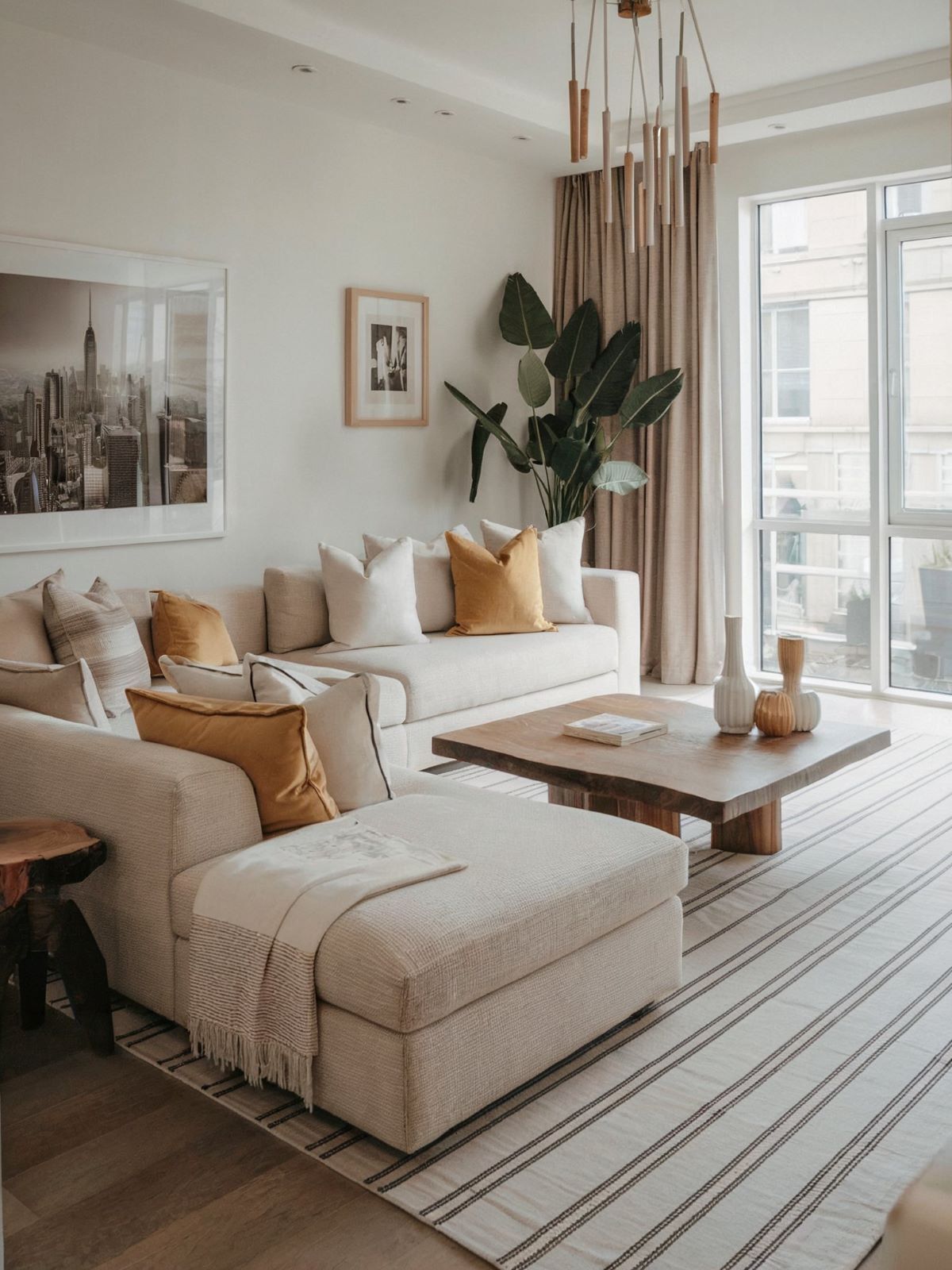 cozy living room design transitional model