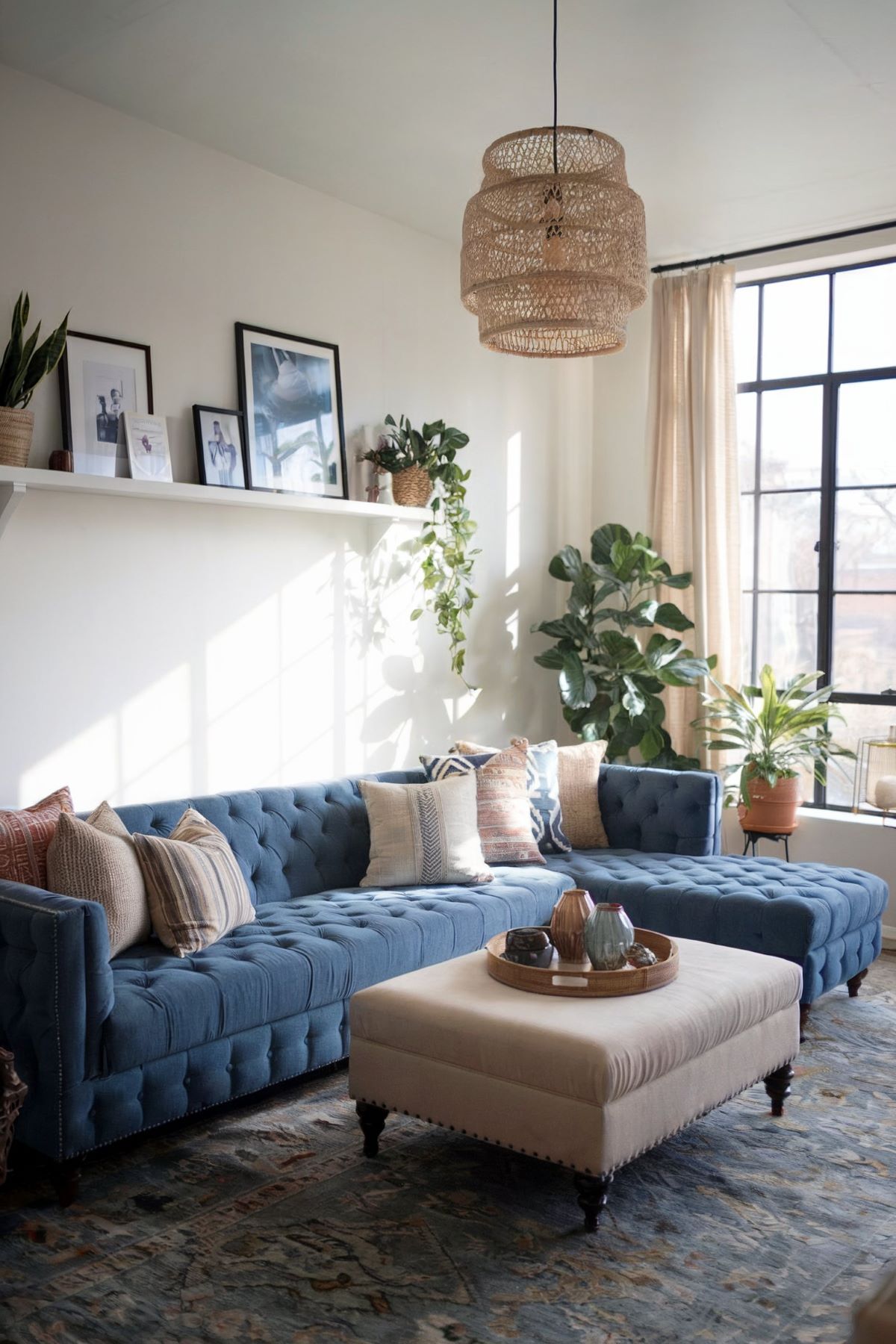 family room design eclectic