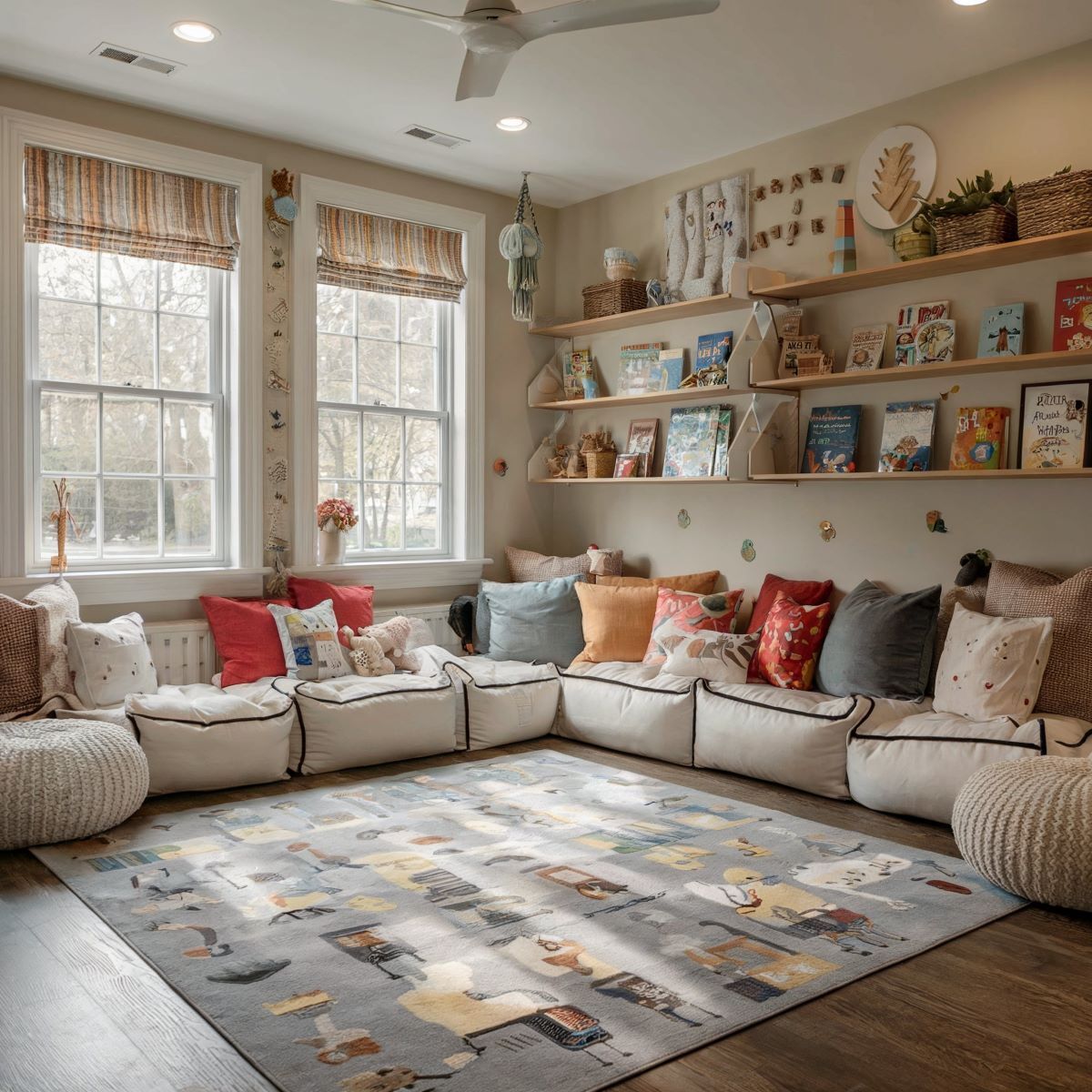 family room design playroom