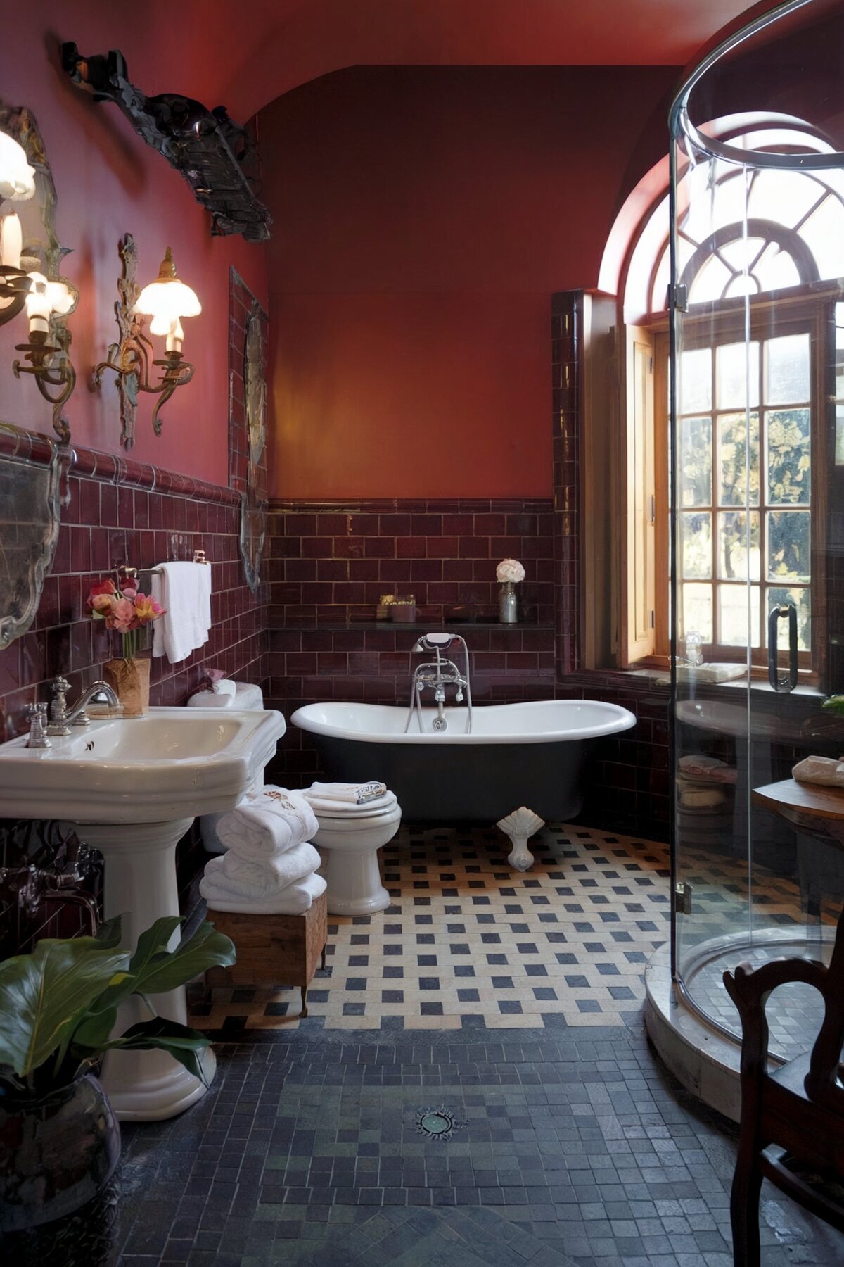 interior design ideas bathroom Victorian style
