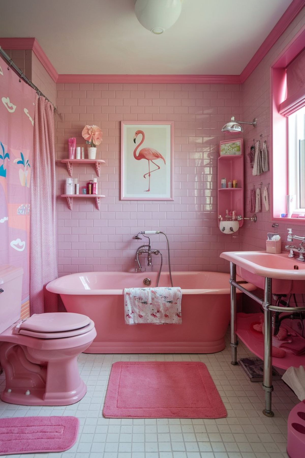 kids bathroom ideas girl pink kids bathroom girls idea