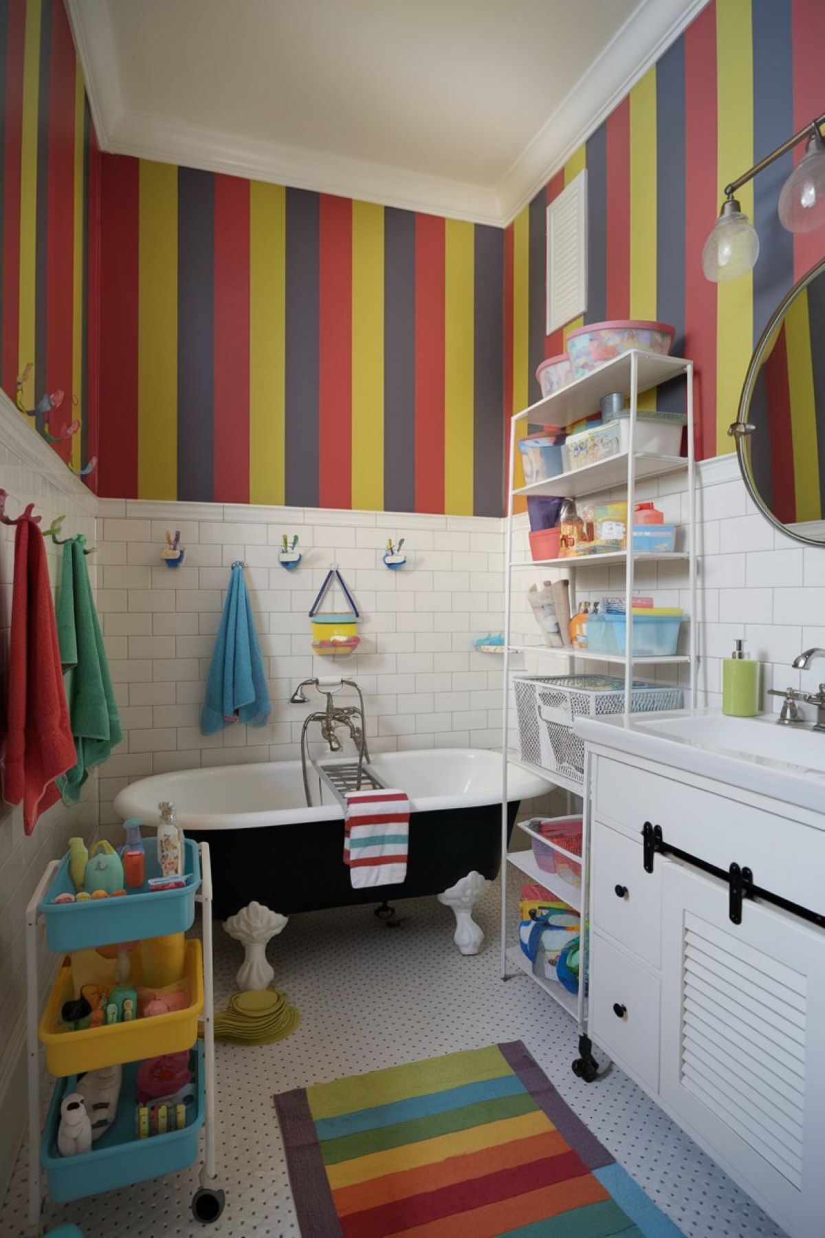 kids bathroom ideas organization kids bathroom storage idea