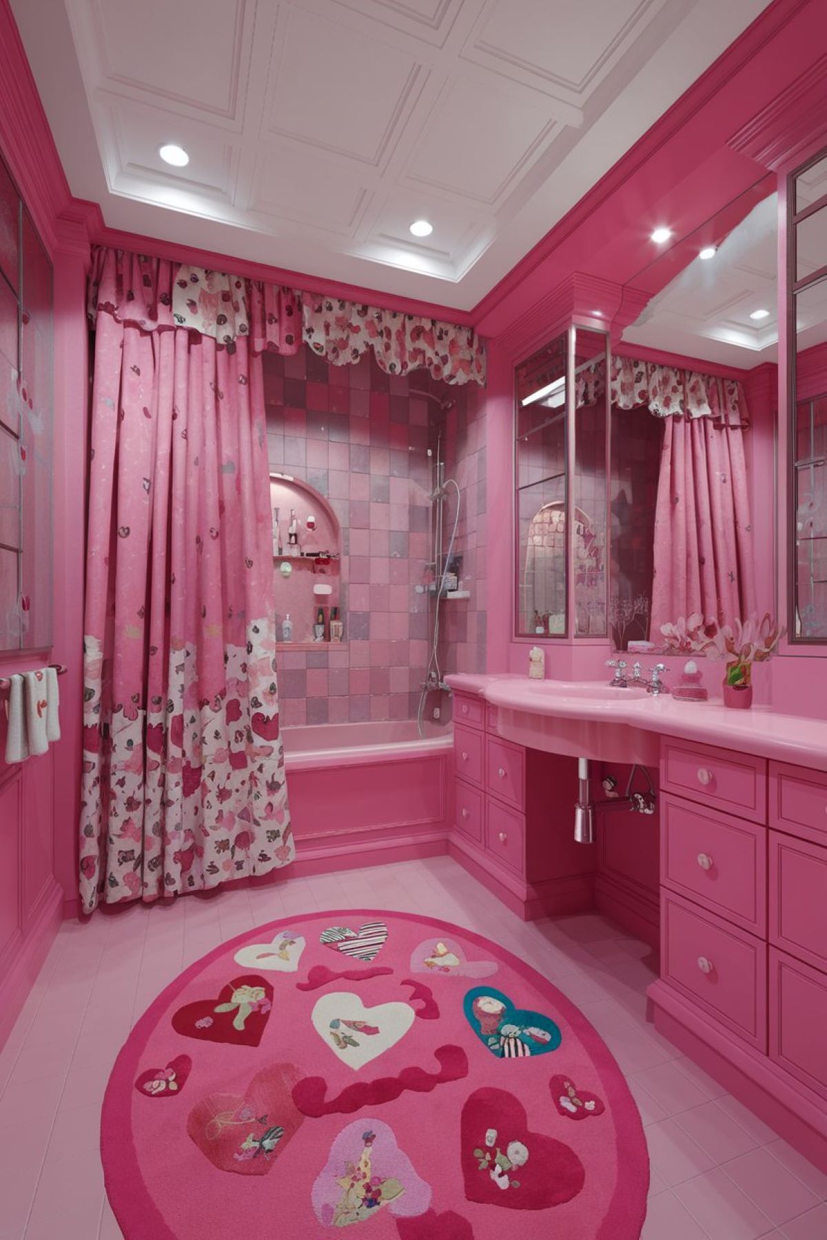 kids bathroom ideas pink kids bathroom pink theme